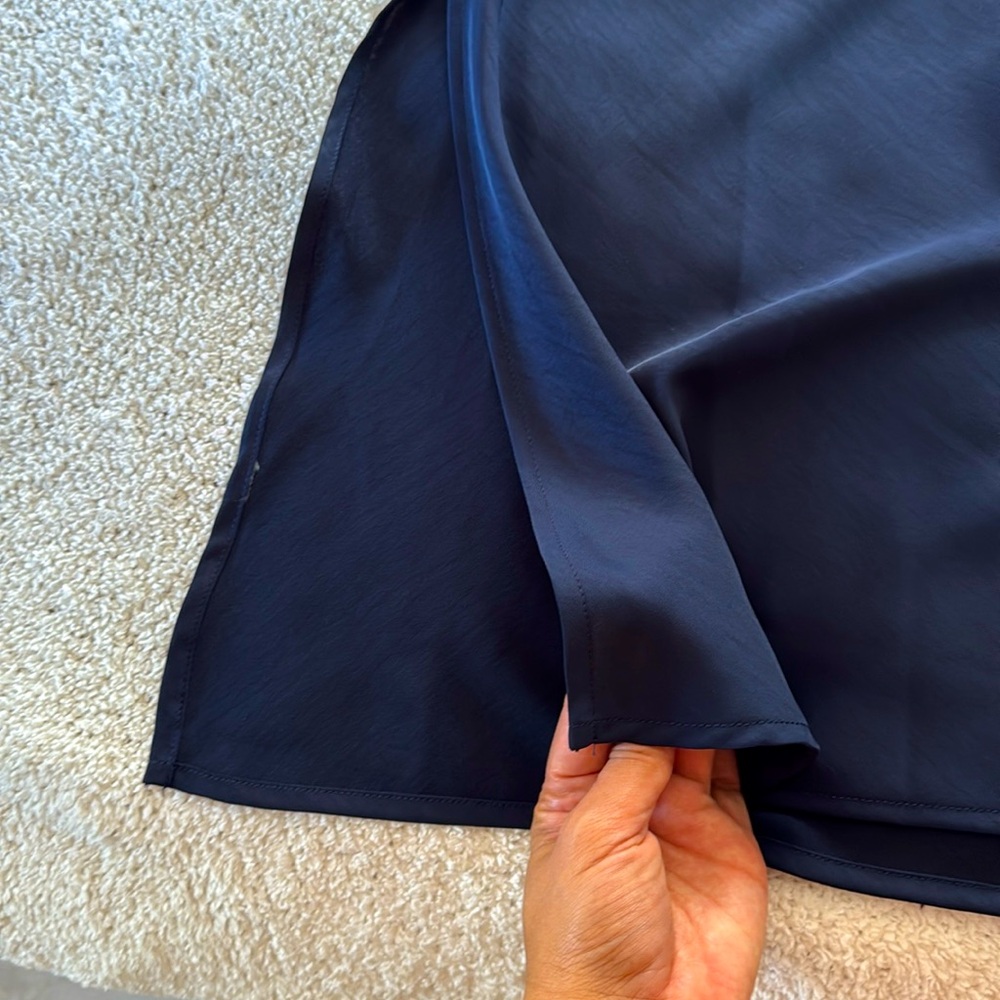 NWT! A New Day Navy Blue Slip Dress - Picture 4 of 7
